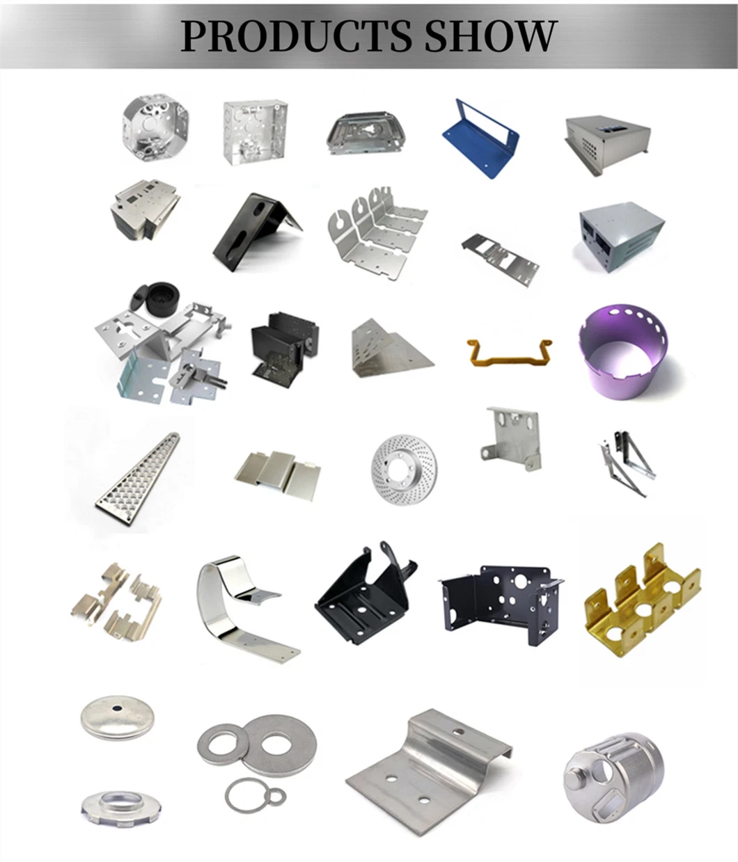 OEM Customized Sheet Metal Fabrication Manufacturer Aluminum Stainless Steel Stamping Bending Sheet Metal Parts